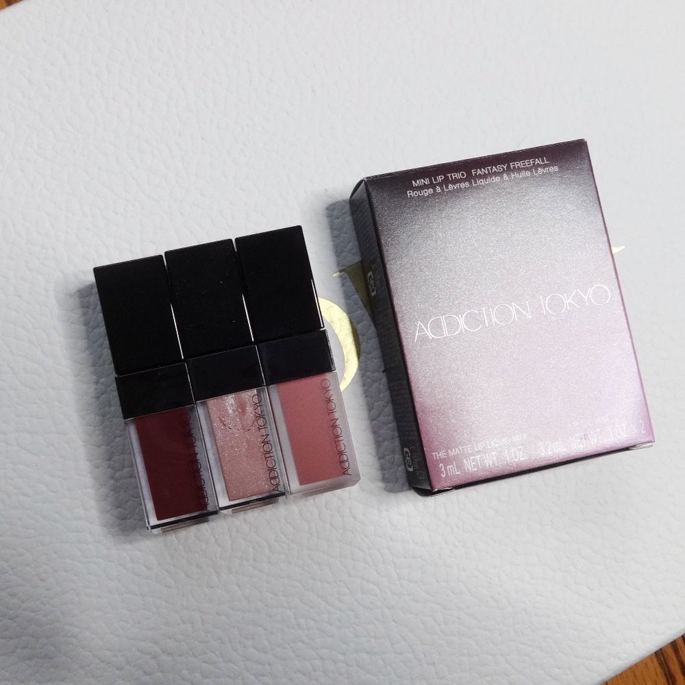 NEW Addiction Tokyo Mini Lip Trio (Cure for Love)